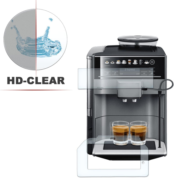 Abtrobfblech Kratzschutz Folie und Display Schutzfolie geeignet für Siemens EQ.6 Plus S700 Set Sieme