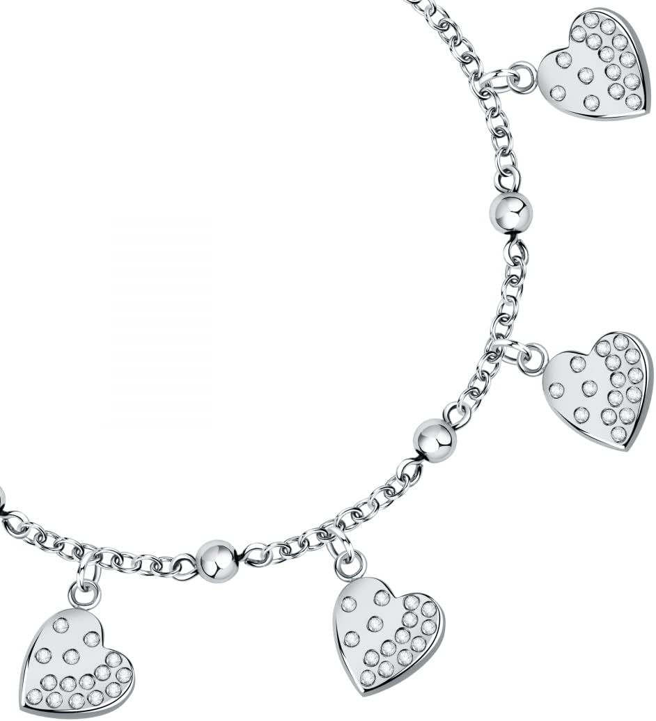 Morellato PASSIONI Damen Armband aus Stahl, Kristalle - SAUN11