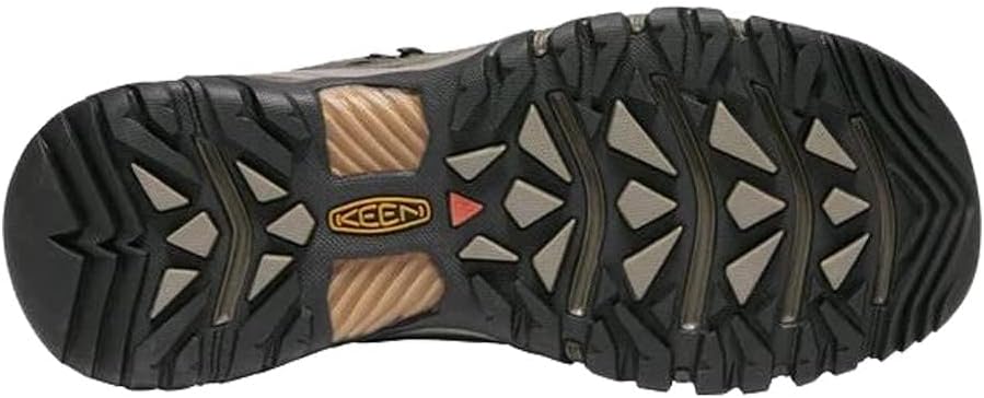 KEEN Herren Targhee 3 Mid Waterproof Wanderstiefel 39.5 EU Black Olive Golden Brown, 39.5 EU Black O