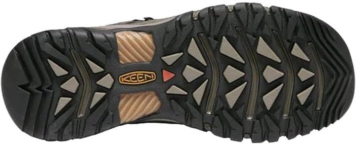 KEEN Targhee III Herren-Wanderstiefel, mittelhoch, wasserdicht 40 EU Black Olive Golden Brown, 40 EU