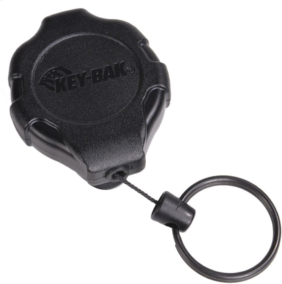KEY-BAK 0KR2-3A21 KEYB3A21, Polycarbonat (PC), Schwarz Heavy Duty (48" / 10 oz.) HD-Gürtelclip (121,