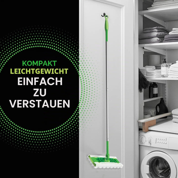 Swiffer PG-7631 Sweeper 2-in-1-Starter-Kit für Bodenreiniger mit Mopp und Besen