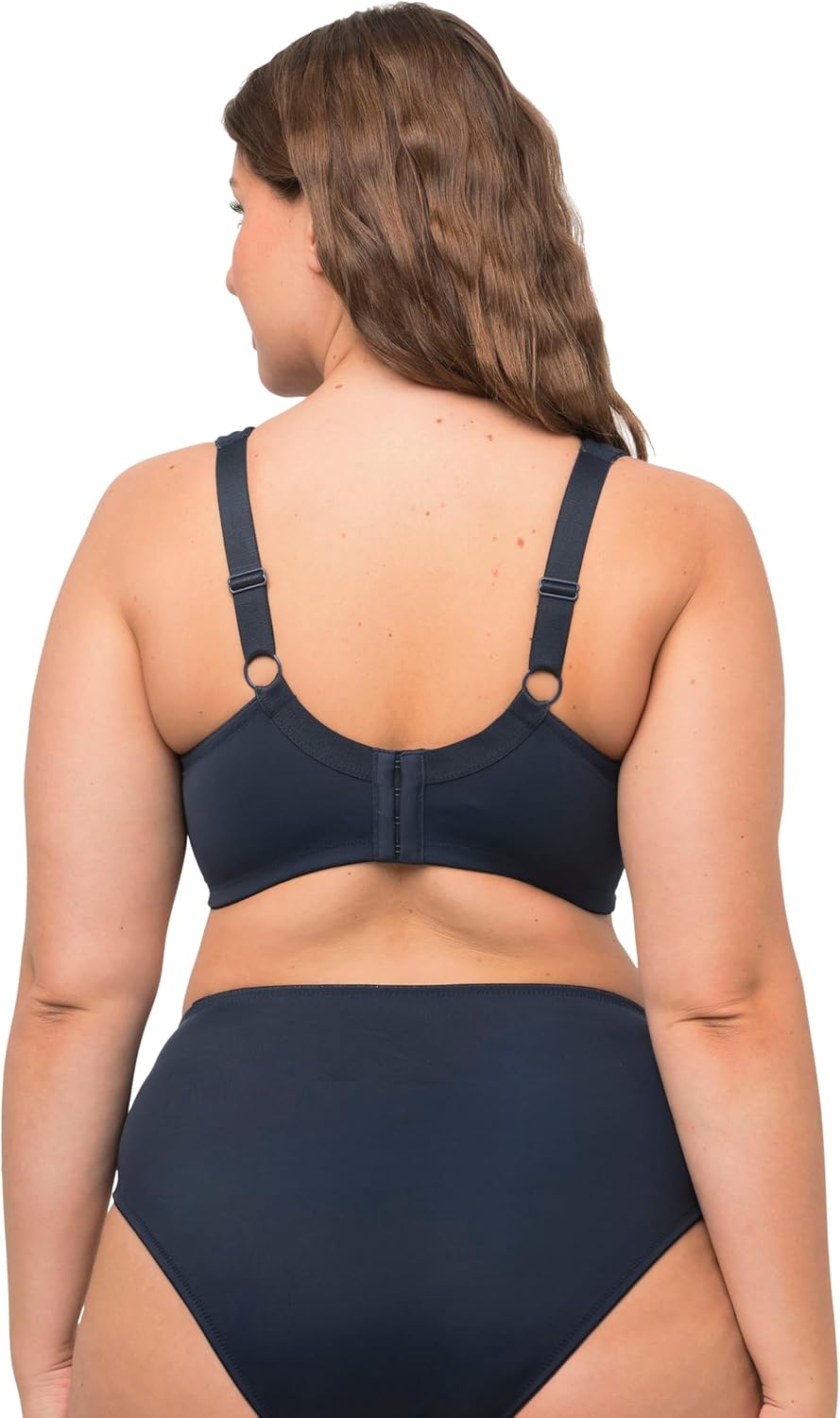 Ulla Popken Damen BH 95C Nachtblau, 95C Nachtblau