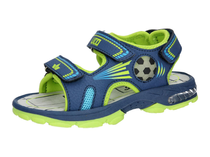 Lico Jungen Spotlight V Blinky Slingback Sandalen 26 EU Marine Lemon Blau, 26 EU Marine Lemon Blau