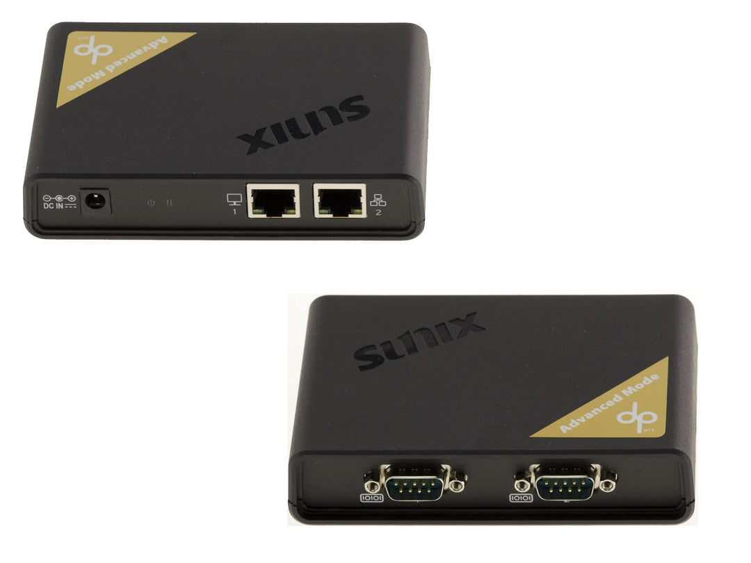 KALEA-INFORMATIQUE Konverter Ethernet RJ45 TCP/IP zu Seriell RS232 2 Ports COM RS-232 DB9 mit Chipsa