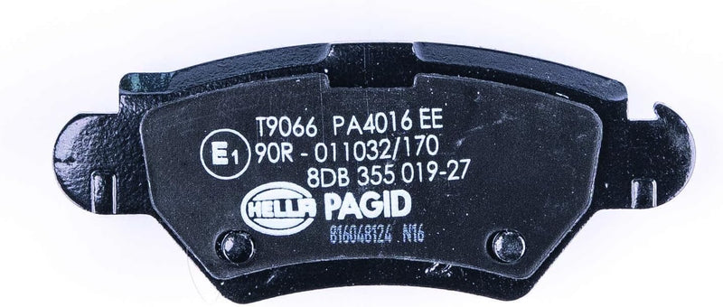 HELLA PAGID 8DB 355 019-271 Bremsbelagsatz - T9066 - Dicke/Stärke: 16.9mm - Bremssystem: Bosch - mit