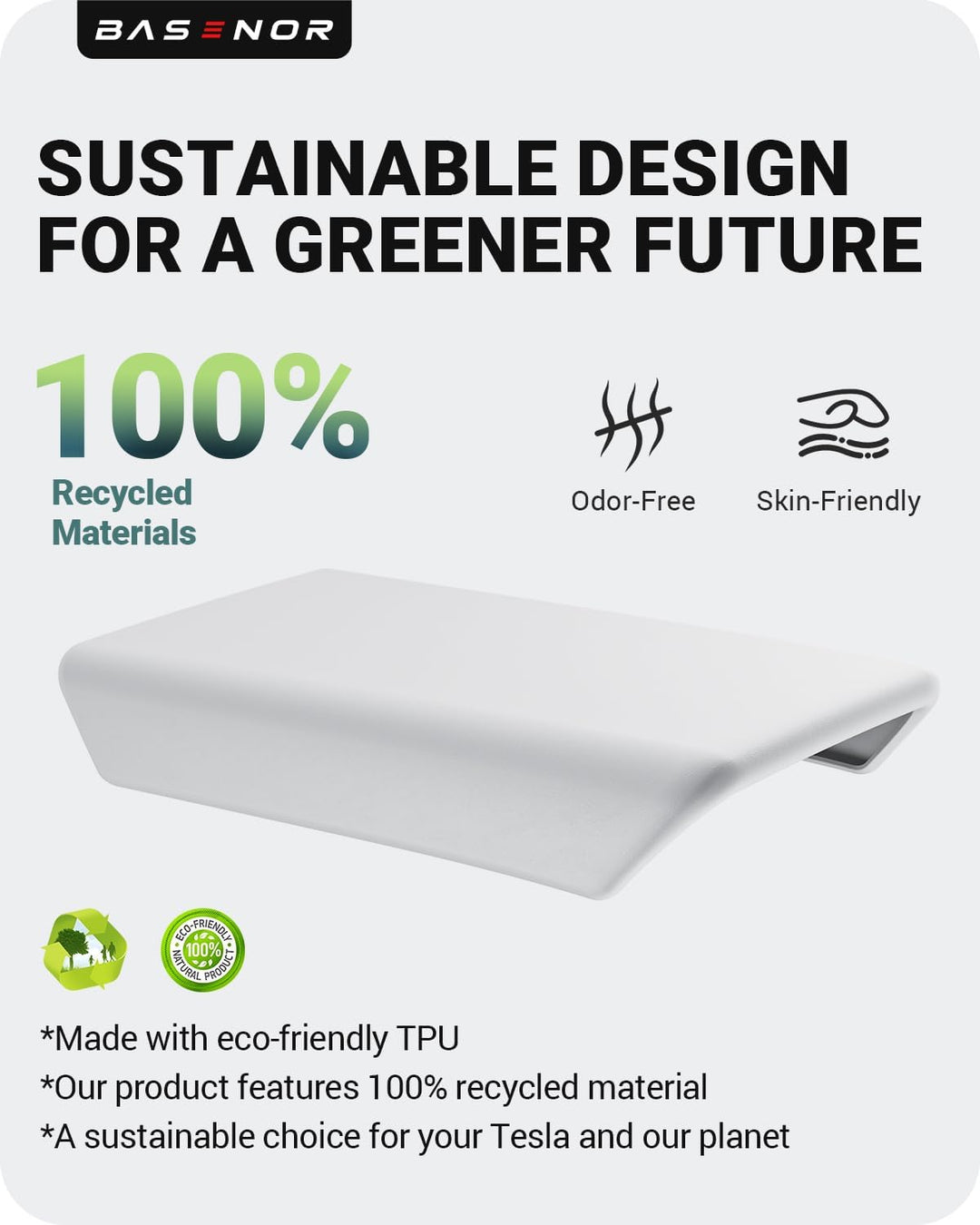 BASENOR Upgraded Tesla Model Y 2026 2025 Refresh (Juniper) Center Console Cover für 2024 2025 Tesla