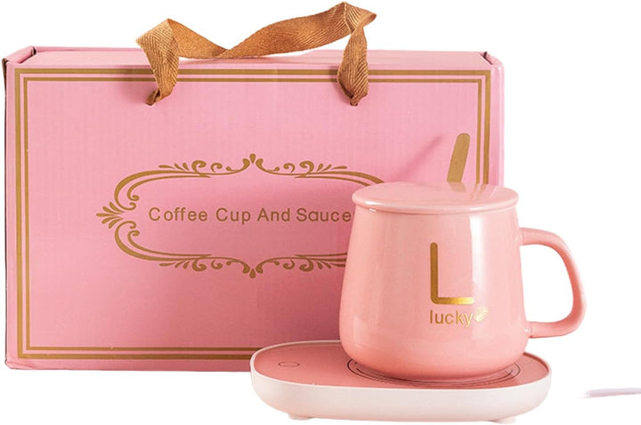 Tassenwärmer Usb Mit Tasse,Elektrischer kaffeewärmer,Tassenwärmer mit Tassenset,Passend für verschie