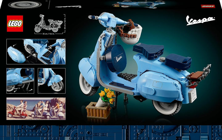 LEGO 10298 Icons Vespa 125 Scooter, italienische Ikone, Modellbausatz, Dekorationsset für Erwachsene