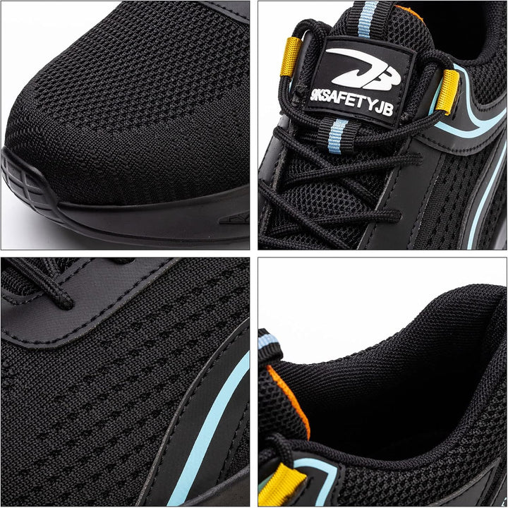 OBQcare Sicherheitsschuhe Arbeitsschuhe Herren S3 Sicherheitsschuhe Damen Leicht Stahlkappenschuhe r