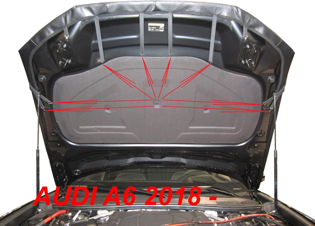 AB3-00259 Auto Bra kompatibel mit Audi S6 A6 C8 Bj. seit 2018 Haubenbra Steinschlagschutz Tuning AUT