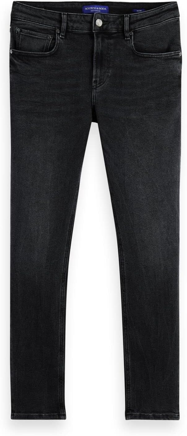 Scotch & Soda Herren Skim Skinny Fit Jeans 30W / 32L Carbon, 30W / 32L Carbon