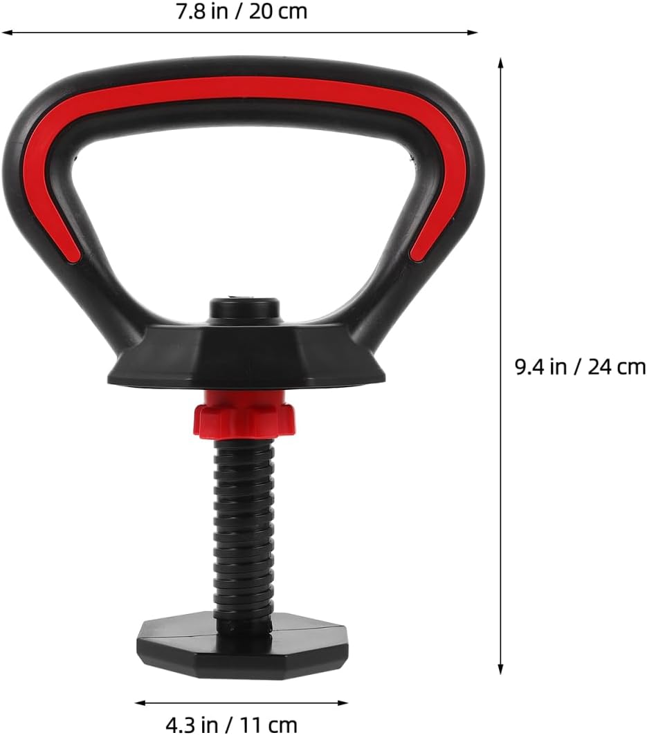 Healeved Verstellbarer Kettlebell Griff aus Robustem Kunststoff Ergonomisch Geformt Verschleissfeste
