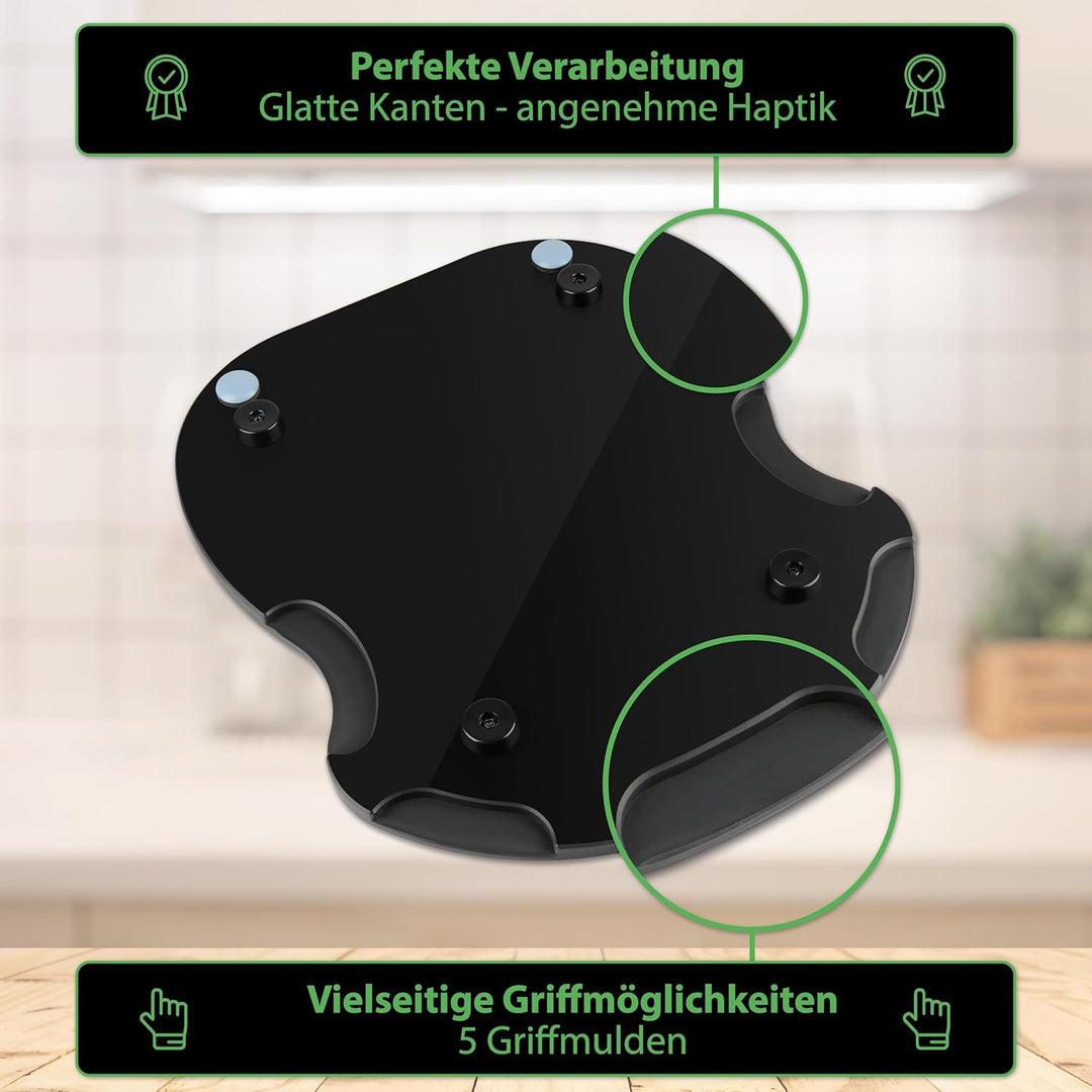 Ruhrzauber® Gleitbrett für Thermomix TM6 &amp; TM5 - Leicht Verschiebbares Brett für Thermomix TM6 / TM5