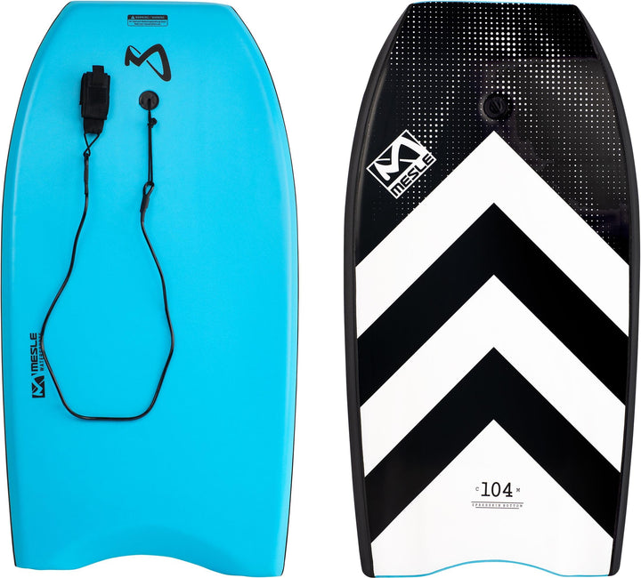 Mesle Bodyboard Kinder & Erwachsene Speed Skin mit Leash, Anfänger & Fortgeschrittene Surfbrett für