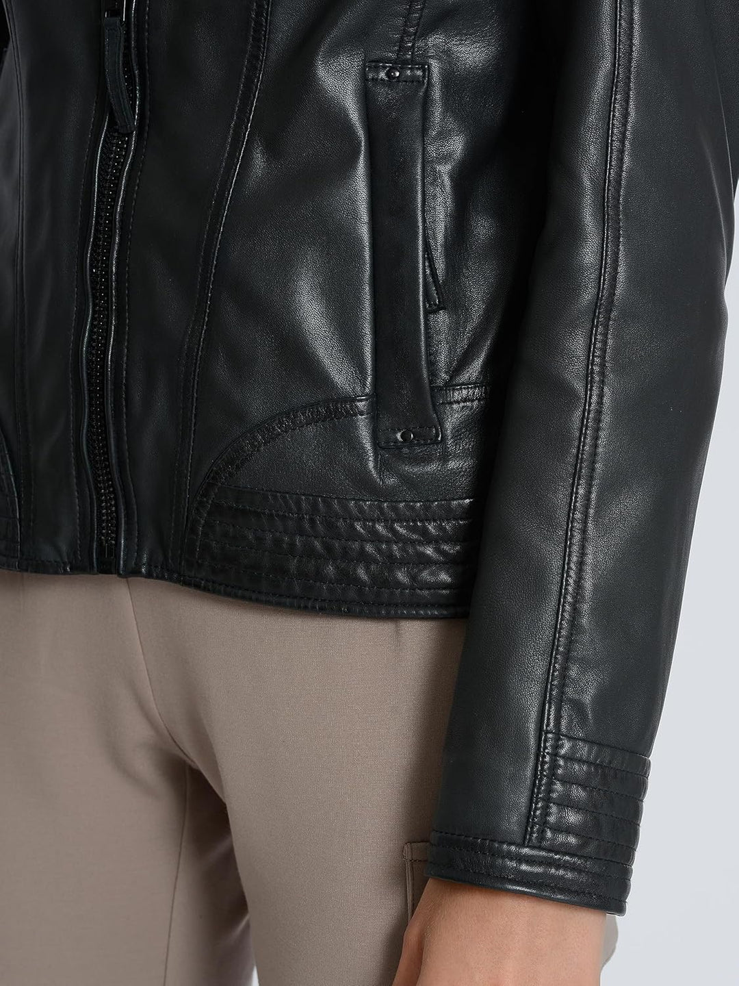 MUSTANG Damen Lederjacke 31022243 S anthra, S anthra