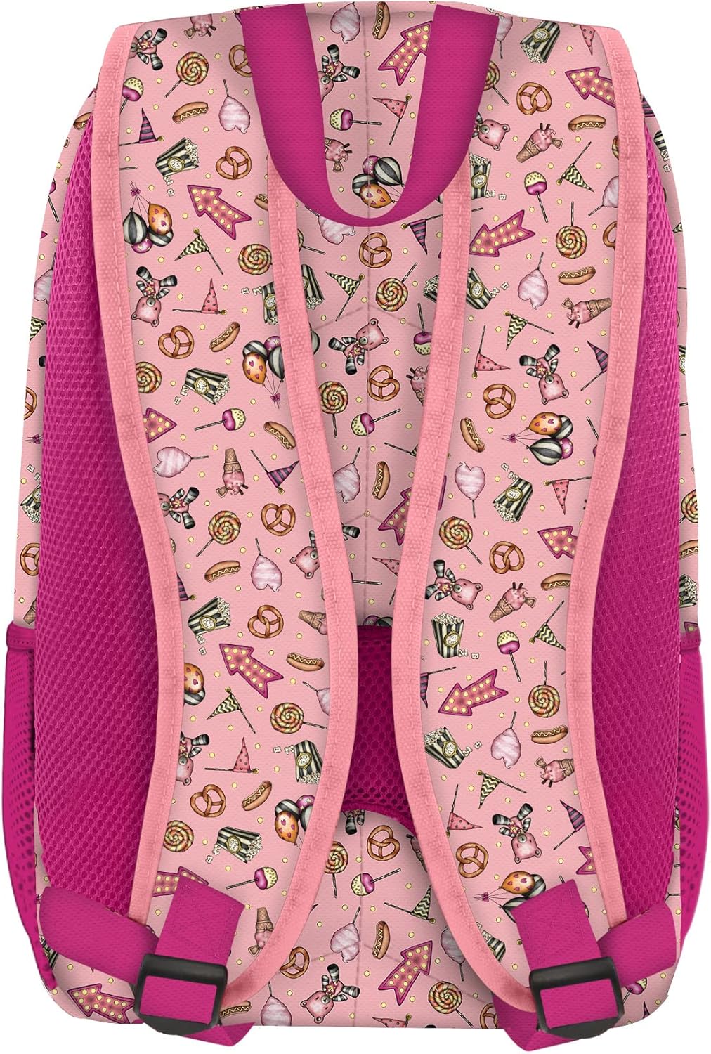 Santoro 1110GJ05 Gorjuss Rucksack mit 3 Reissverschlüssen, Fairground Karussell, 29 x 45 x 17 cm, Ro