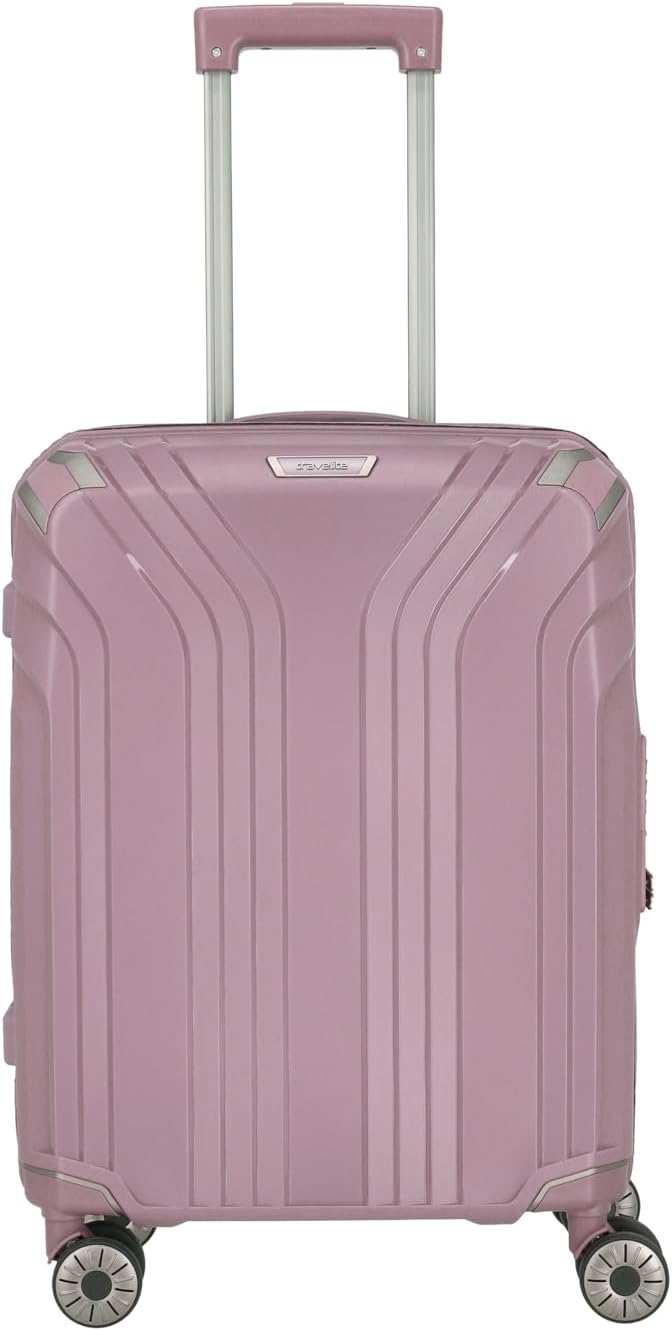 Travelite 4-Rad Hartschalen Handgepäck Koffer klein mit recyceltem Innenfutter, Gepäck Serie ELVAA: