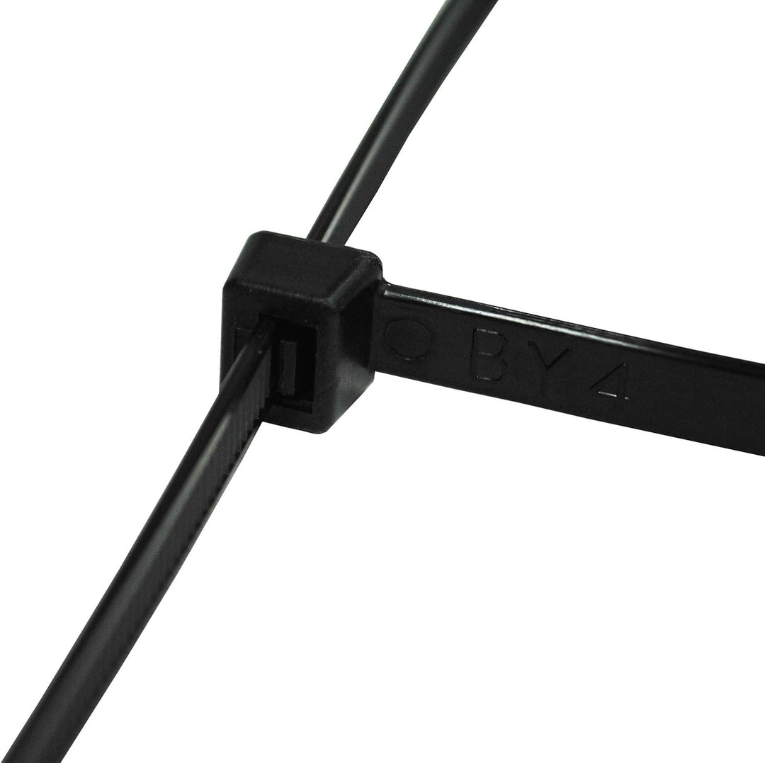 1000 Stück Profi Kabelbinder schwarz Industriequalität 250 mm x 4,8 mm 22,2 kg Zugkraft Nylon cable