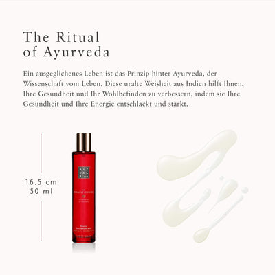 RITUALS Haar- & Bodyspray von The Ritual of Ayurveda, 50 ml – Mit Indischer Rose & Süssmandelöl – Be