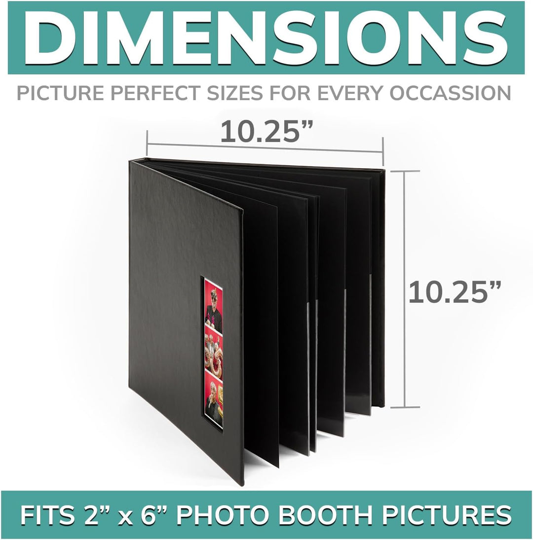 Photo Booth Frames – Schwarzer Einband, Fotoautomaten, Hochzeitsandenken, Gästebuch, Album, DIY-Bild