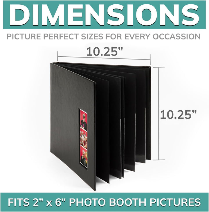 Photo Booth Frames – Schwarzer Einband, Fotoautomaten, Hochzeitsandenken, Gästebuch, Album, DIY-Bild