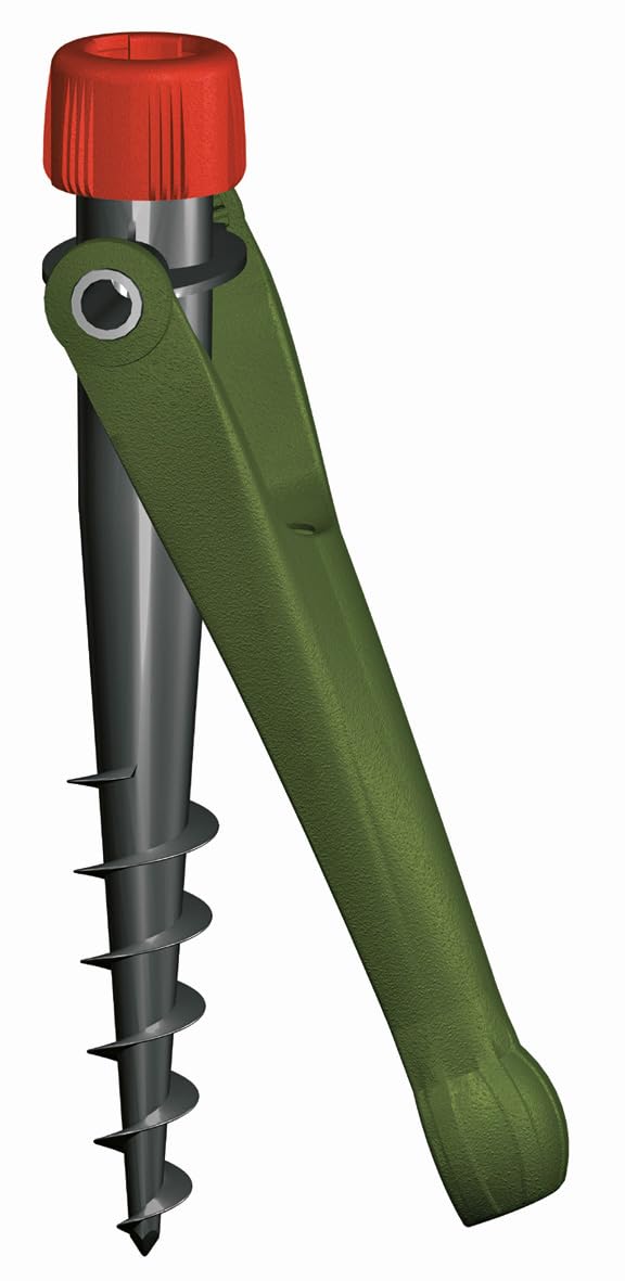 Krinner® Vario Drill Erdanker Angelzubehör als Sonnenschirmständer, Kescher- oder Angelrutenhalterun