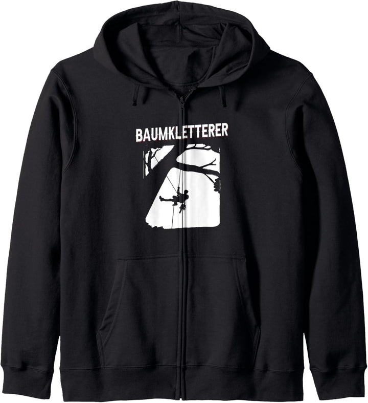 Baumkletterer Baumpfleger Baum Wald - Arborist Baumklettern Kapuzenjacke