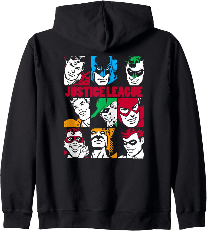 Justice League Nine Blocks of Justice Kapuzenjacke