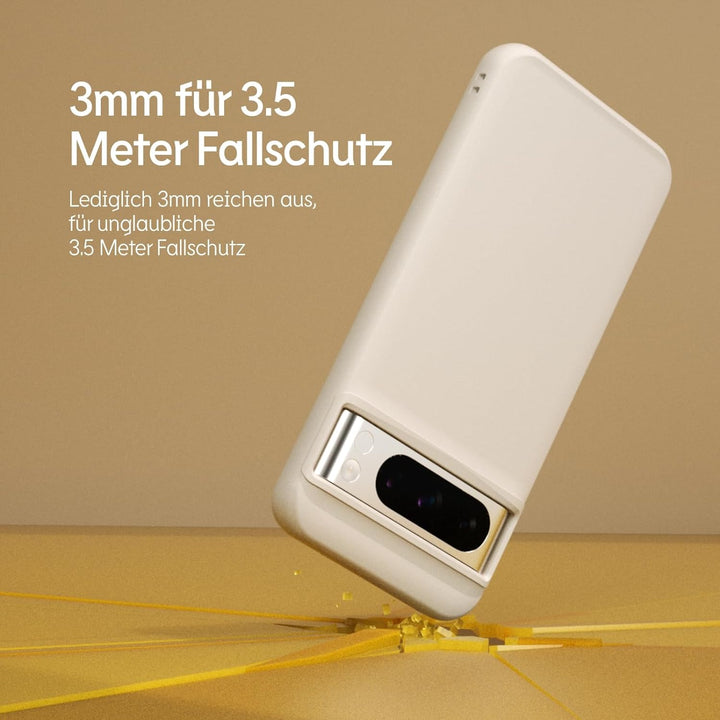RhinoShield Case kompatibel mit [Pixel 8] | SolidSuit - Stossdämpfende & schlanke Schutzhülle mit Pr