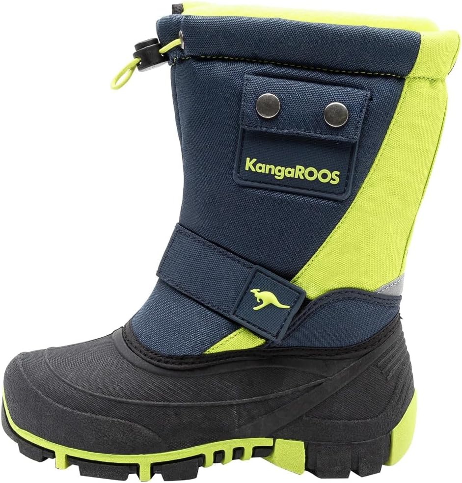 KangaROOS Unisex Kinder Kanga-Bean Ii Schneestiefel 28 EU Blau, 28 EU Blau