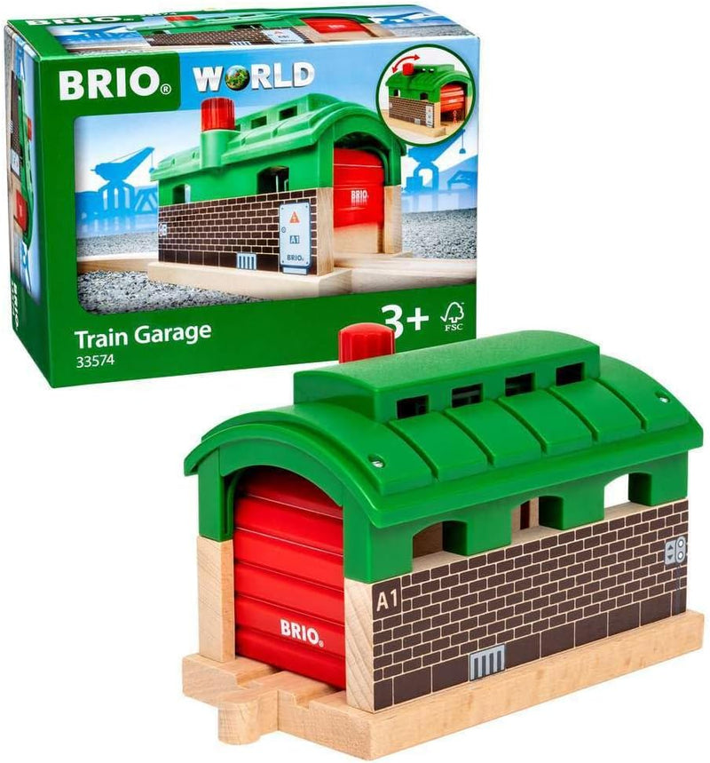 BRIO 63357400 Lokschuppen mit Rolltor