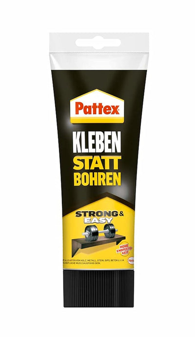 Pattex Montagekleber Kleben statt Bohren, starker Kraftkleber für sofortigen Halt, universell einset