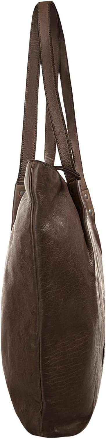 Harold's Submarine Shopper Tasche Leder 39 cm Braun, Braun