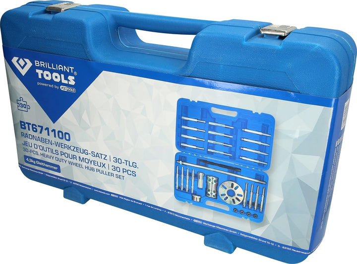 BRILLIANT TOOLS BT671100 Radnaben-Werkzeug-Satz | 30-tlg. [Powered by KS TOOLS]