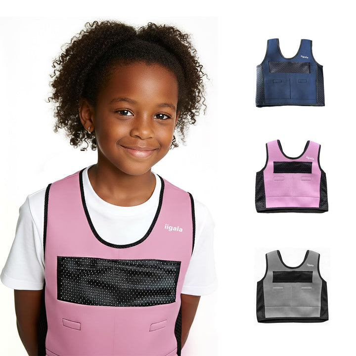 Sensorische Kompressionsweste für Autismus Kinder PINK Small, PINK Small