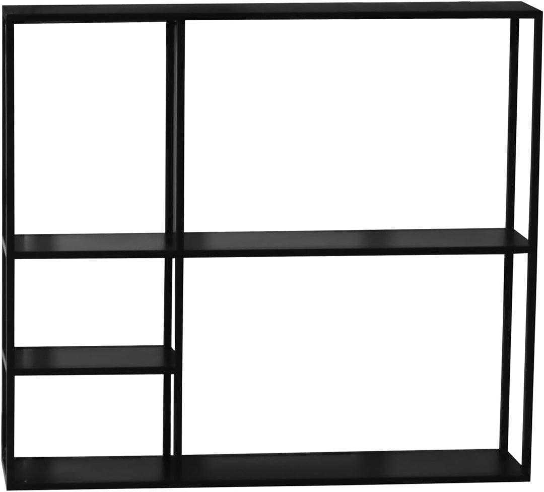 [en.casa] Wandregal Jämijärvi Regal Wandmontage Bücherregal mit 5 Ablagefächern Hängeregal 90 x 100