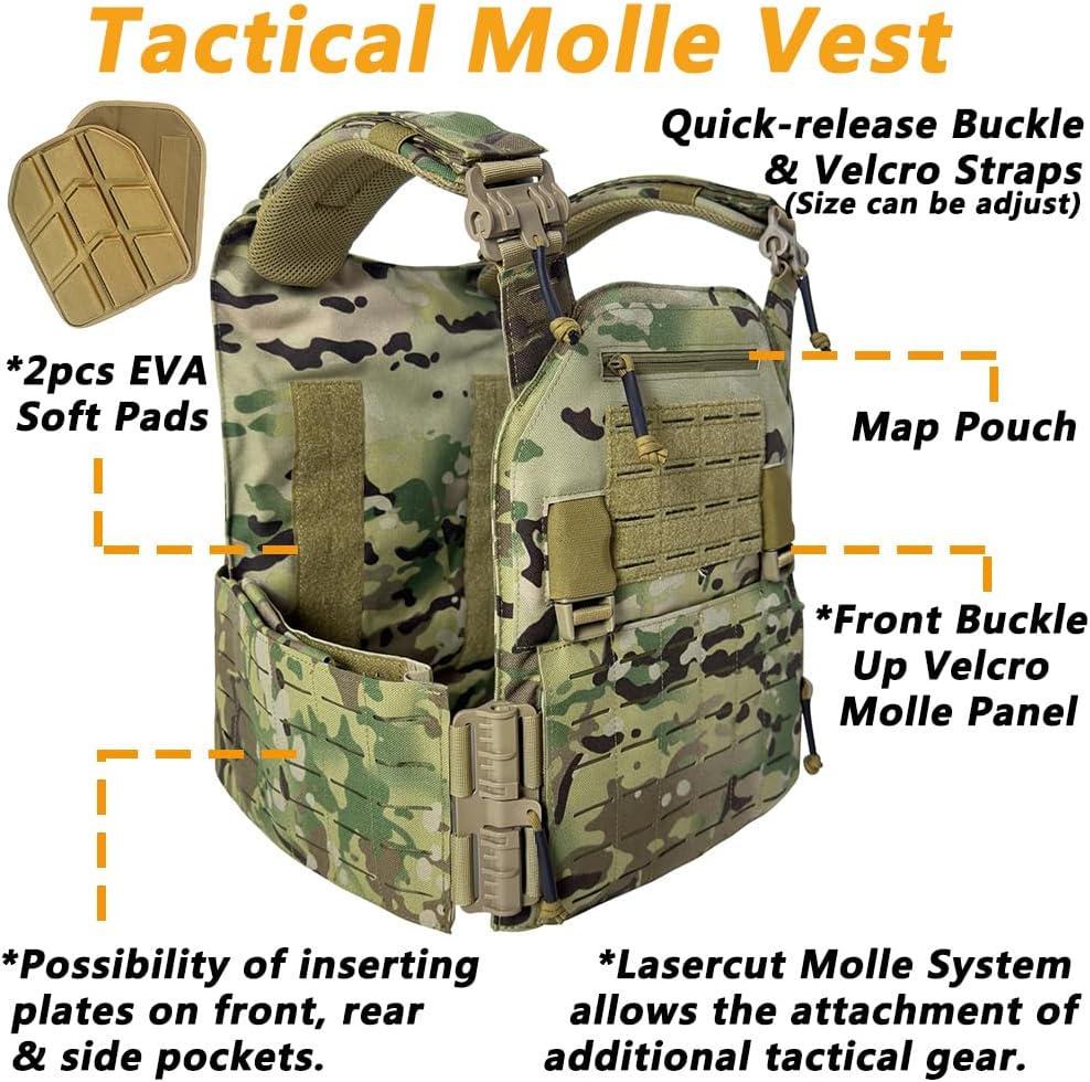 Taktische Airsoft Plattenträger, Upgrade Militär JPC Lasercut Plate Carrier Airsoft Taktische Schutz