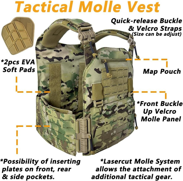 Taktische Airsoft Plattenträger, Upgrade Militär JPC Lasercut Plate Carrier Airsoft Taktische Schutz