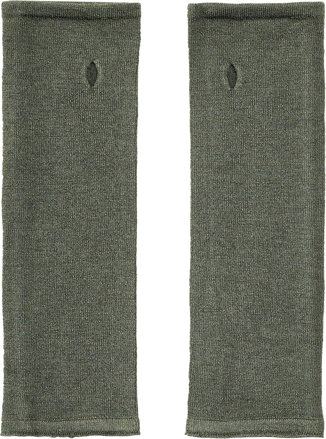 Enter the Complex® Armstulpen, Pulswärmer mit Daumenloch, Merino Wolle, Damen und Herren Olive, Oliv