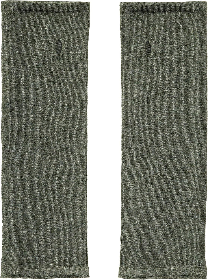 Enter the Complex® Armstulpen, Pulswärmer mit Daumenloch, Merino Wolle, Damen und Herren Olive, Oliv