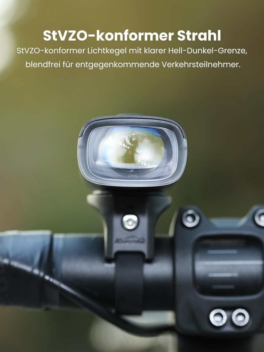 Magicshine ZX150 | LED Fahrradlicht 150 Lux | StVZO zugelassenes, akkubetriebenes Vorderlicht mit 2