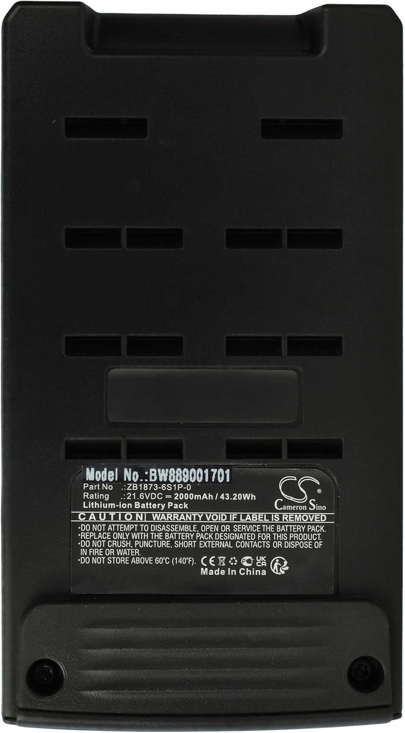 vhbw Akku kompatibel mit Tineco Pure ONE S12, S12 PRO Staubsauger (2000 mAh, 21,6 V, Li-Ion)