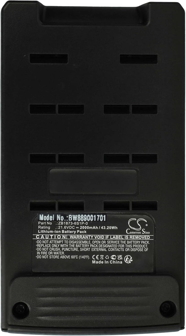 vhbw Akku kompatibel mit Tineco Pure ONE S12, S12 PRO Staubsauger (2000 mAh, 21,6 V, Li-Ion)