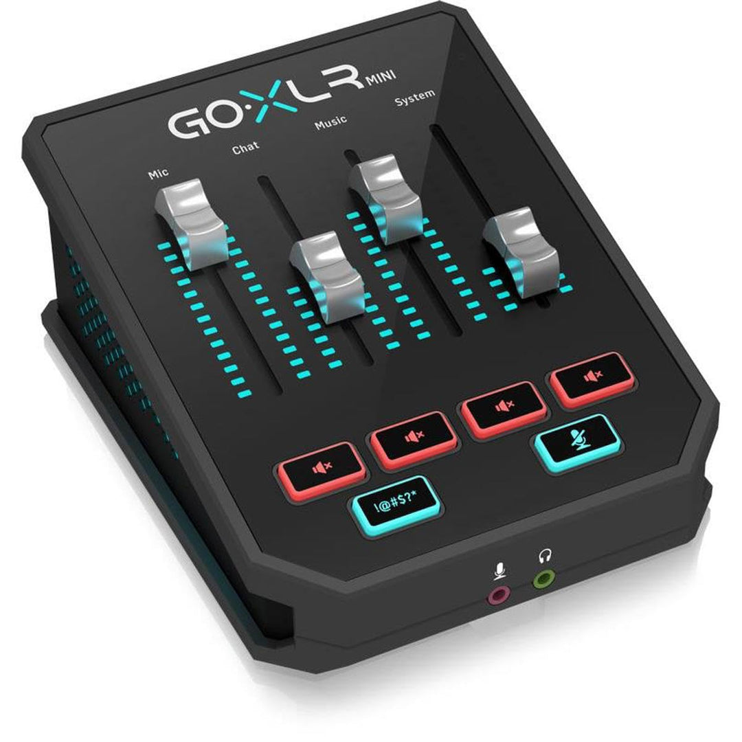 TC Helicon GoXLR MINI Online-Broadcast-Mixer mit USB-/Audio-Schnittstelle und Midas-Vorverstärker, 9