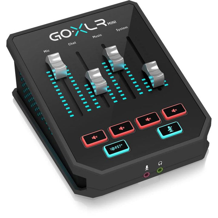 TC Helicon GoXLR MINI Online-Broadcast-Mixer mit USB-/Audio-Schnittstelle und Midas-Vorverstärker, 9