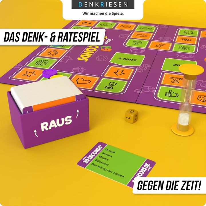 30 Seconds® Brettspiel - Nur die Zeit kann euch stoppen! Gesellschaftsspiel direkt und offiziel vom