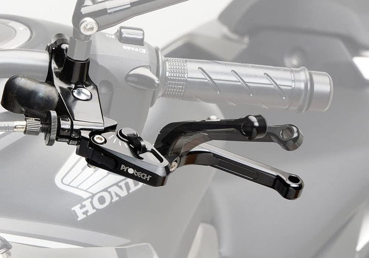 PROTECH Kupplungshebel RACE schwarz kompatibel mit KAWASAKI ER-6f Bj. 2006-2008