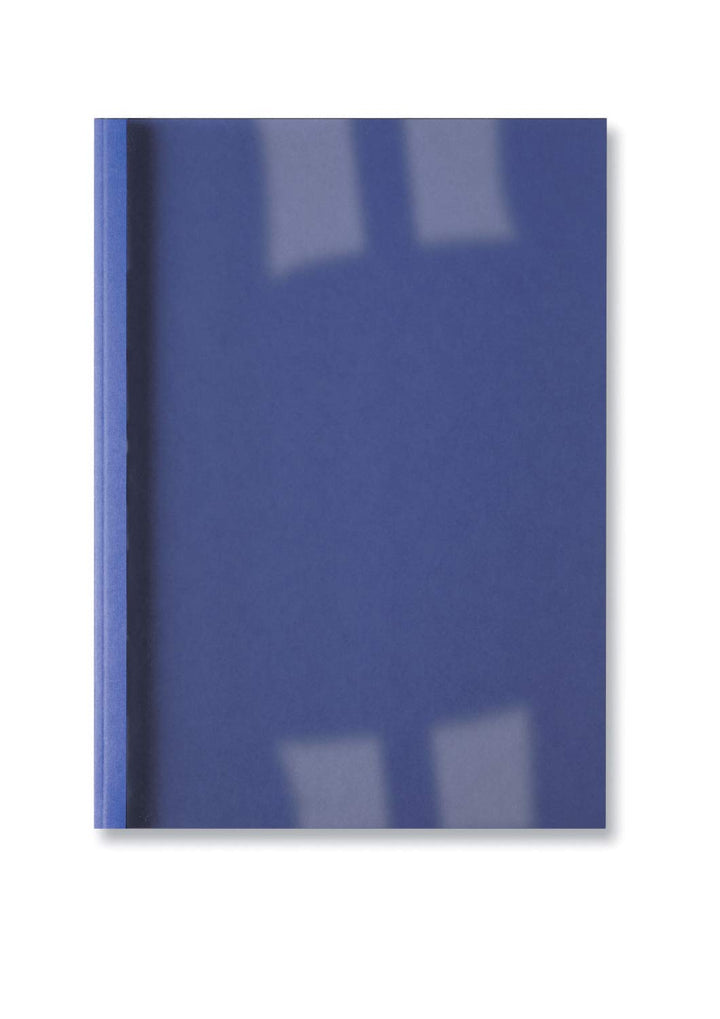GBC IB386619 Thermobindemappe Business Line Leinen, 3 mm, 100 Stück, royalblau royalblau 3 mm, royal
