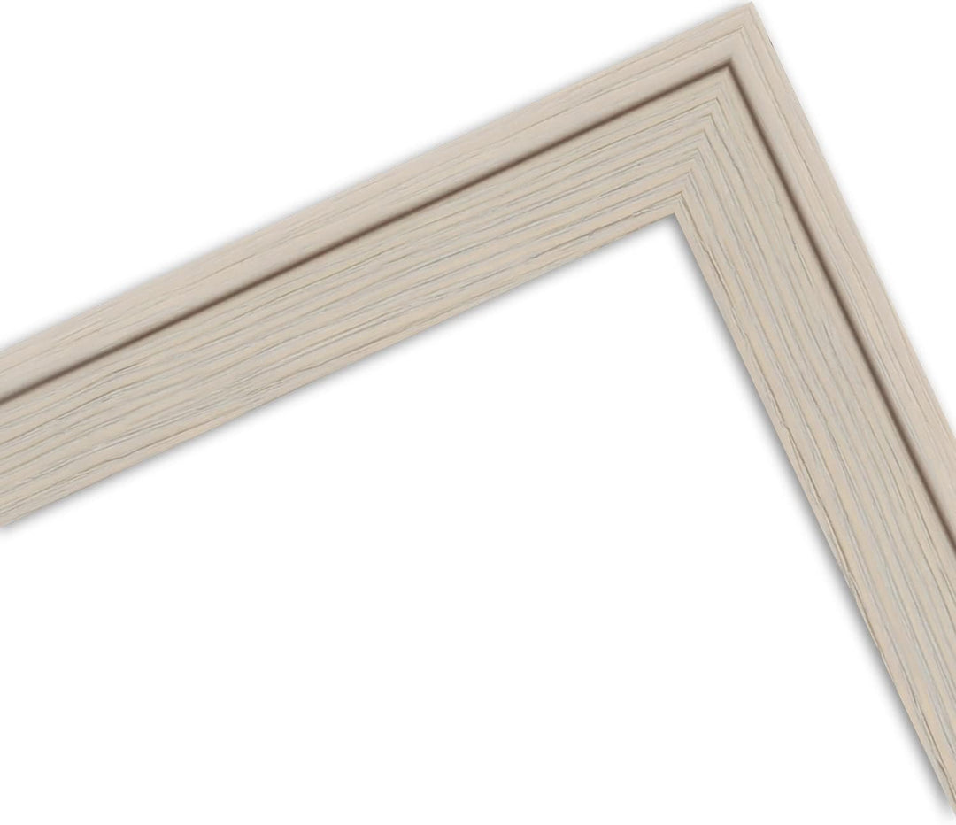 WANDStyle Bilderrahmen KLASSISCH 30x42 I Farbe: Creme I Holzbilderrahmen I Bilderrahmen Modern I Mad